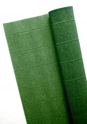 Креп бумага гофрированная травяная зелёная (591)