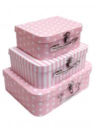 Набор подарочных коробок А-01298 (Розовый)
