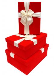 Набор подарочных коробок А-0711 (Красный)