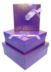 Набор подарочных коробок А-0798 (Фиолетовый)