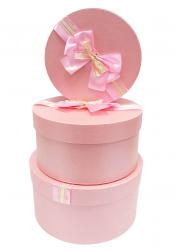 Набор подарочных коробок А-08312 (Розовый)