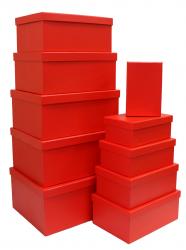 Набор подарочных коробок А-106 (Красный)