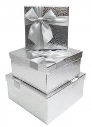 Набор подарочных коробок А-171042 (Серебряный)