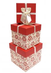 Набор подарочных коробок А-20351 (Красный)