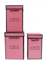 Набор подарочных коробок А-3562 (Розовый)
