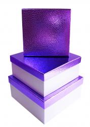 Набор подарочных коробок А-375 (Фиолетовый)