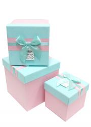 Набор подарочных коробок А-501-12(13) (Голубой)