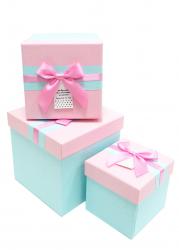 Набор подарочных коробок А-501-12(13) (Розовый)