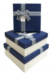 Набор подарочных коробок А-62314-3 (Синий)