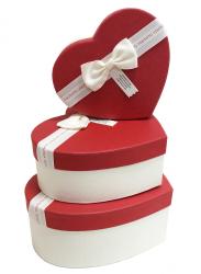 Набор подарочных коробок А-64301-4 (Красный)