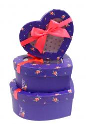 Набор подарочных коробок А-731-К8 (Фиолетовый)