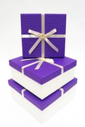 Набор подарочных коробок А-8301-34 (Фиолетовый)