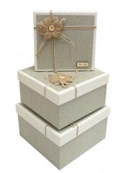 Набор подарочных коробок А-8305-18 (Серый)