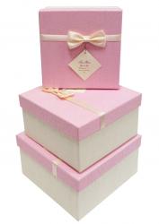 Набор подарочных коробок А-8305-6 (Розовый)