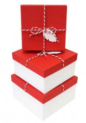 Набор подарочных коробок А-8305-9 (Красный)
