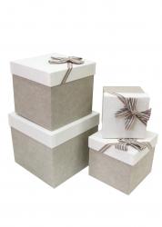 Набор подарочных коробок А-8401-4 (Белый)