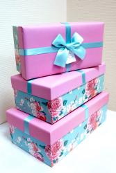 Набор подарочных коробок А-8817 (Розовый)