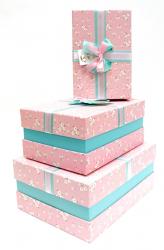 Набор подарочных коробок А-015-05-6 (Розовый)