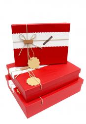 Набор подарочных коробок А-8836 (Красный)
