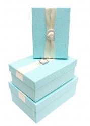 Набор подарочных коробок А-91301-70 (Голубой)