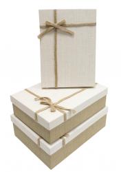 Набор подарочных коробок А-91306-5 (Бежево-песочный)