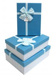 Набор подарочных коробок А-91307-125 (Голубой)