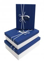 Набор подарочных коробок А-91307-131 (Синий)