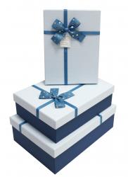 Набор подарочных коробок А-91307-135 (Сине-голубой)
