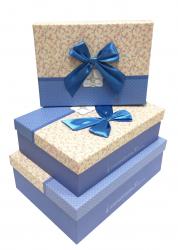 Набор подарочных коробок А-91307-18 (Синий)