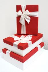 Набор подарочных коробок А-91307-48 (Красный)