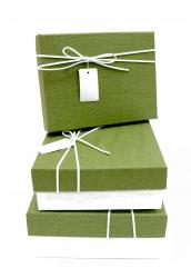Набор подарочных коробок А-91318-24 (Зелёный)