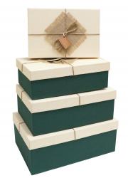 Набор подарочных коробок А-91401-3 (Молочный)