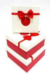 Набор подарочных коробок А-92301-61 (Молочный)