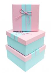 Набор подарочных коробок А-92316-21 (Розовый)