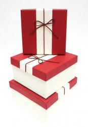 Набор подарочных коробок А-92316-4 (Красный)