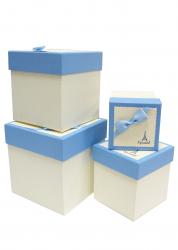 Набор подарочных коробок А-92401-1 (Голубой)
