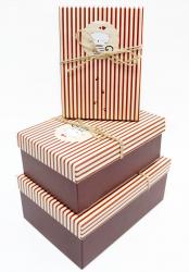 Набор подарочных коробок А-9301-62 (Коричневый)