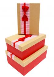 Набор подарочных коробок А-9301-67 (Красный)