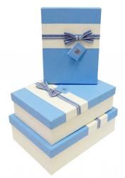 Набор подарочных коробок А-9302-74 (Голубой)