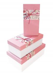 Набор подарочных коробок А-9316-12 (Розовый)