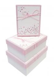 Набор подарочных коробок А-9319-3 (Розовый)