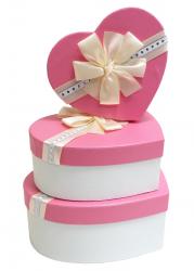 Набор подарочных коробок А-94301-124 (Розовый)