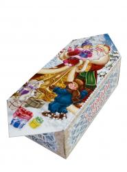 Новогодняя коробка "Конфета Дед Мороз", вес вложения 500гр.