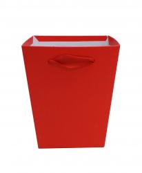 Картонная коробка для букетов 10см*10см*15см (ЕФ-718 красный)