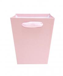 Картонная коробка для букетов 10см*10см*15см (ЕФ-718 розовый)