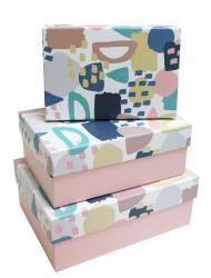 Набор подарочных коробок А-015-0123/24 (Розовый)