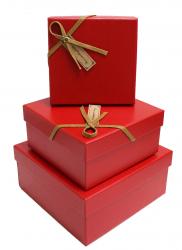 Набор подарочных коробок А-015-223/30 (Красный)