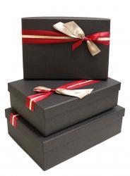 Набор подарочных коробок А-015-24/2 (Тёмно-коричневый)