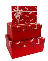 Набор подарочных коробок А-015-494/1 (Красный)