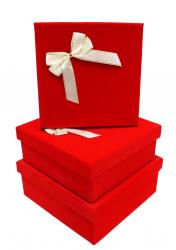 Набор подарочных коробок А-0817 (Красный)